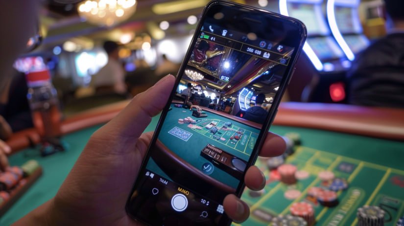 Tampilan meja permainan live casino dengan dealer profesional dalam platform totoslot777